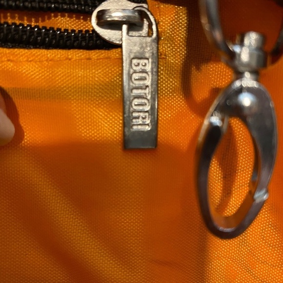 House of Botori orange and brown big bag shoulder bag purse duffle bag baby bag‍ - Picture 7 of 11